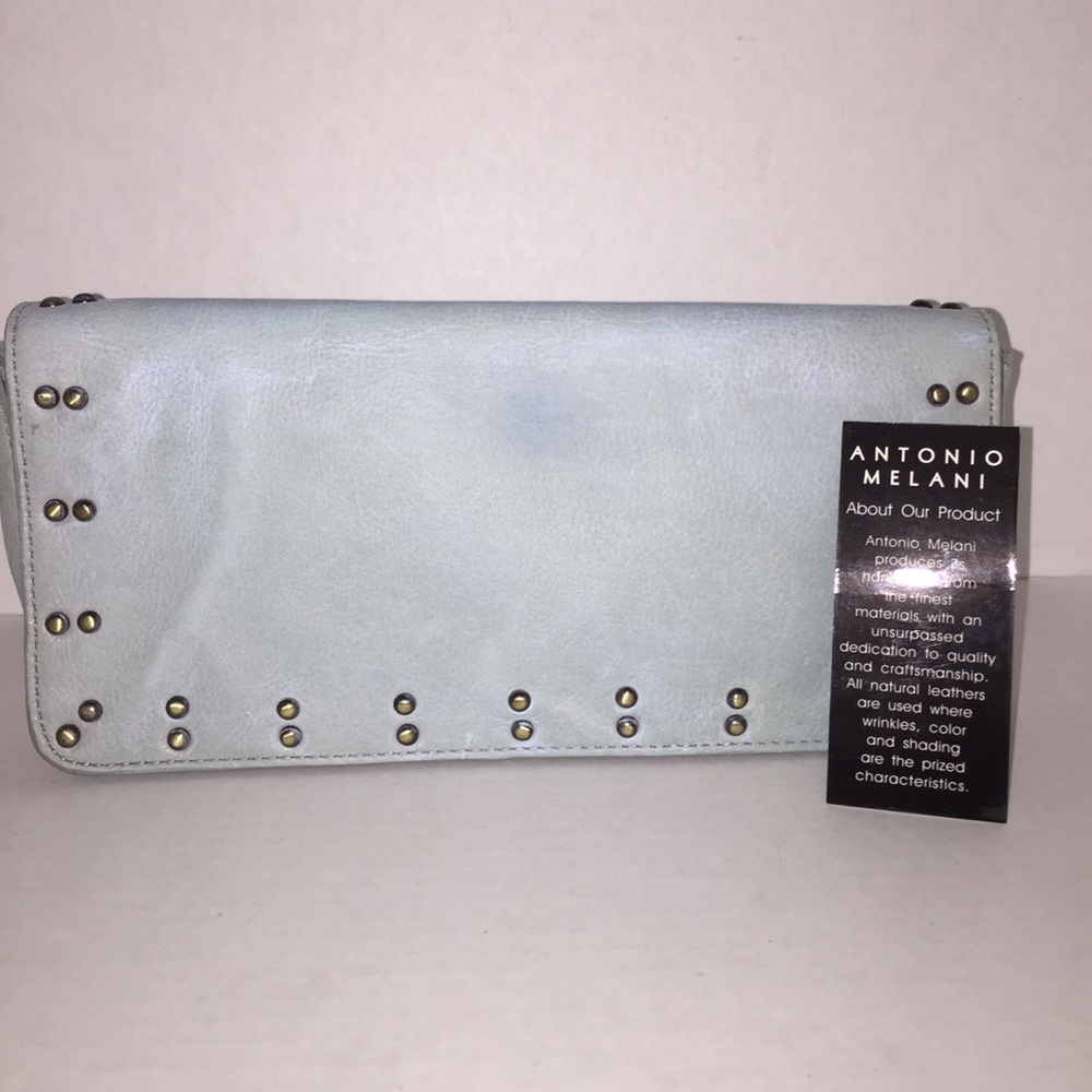 Antonio Melani Leather Clutch
